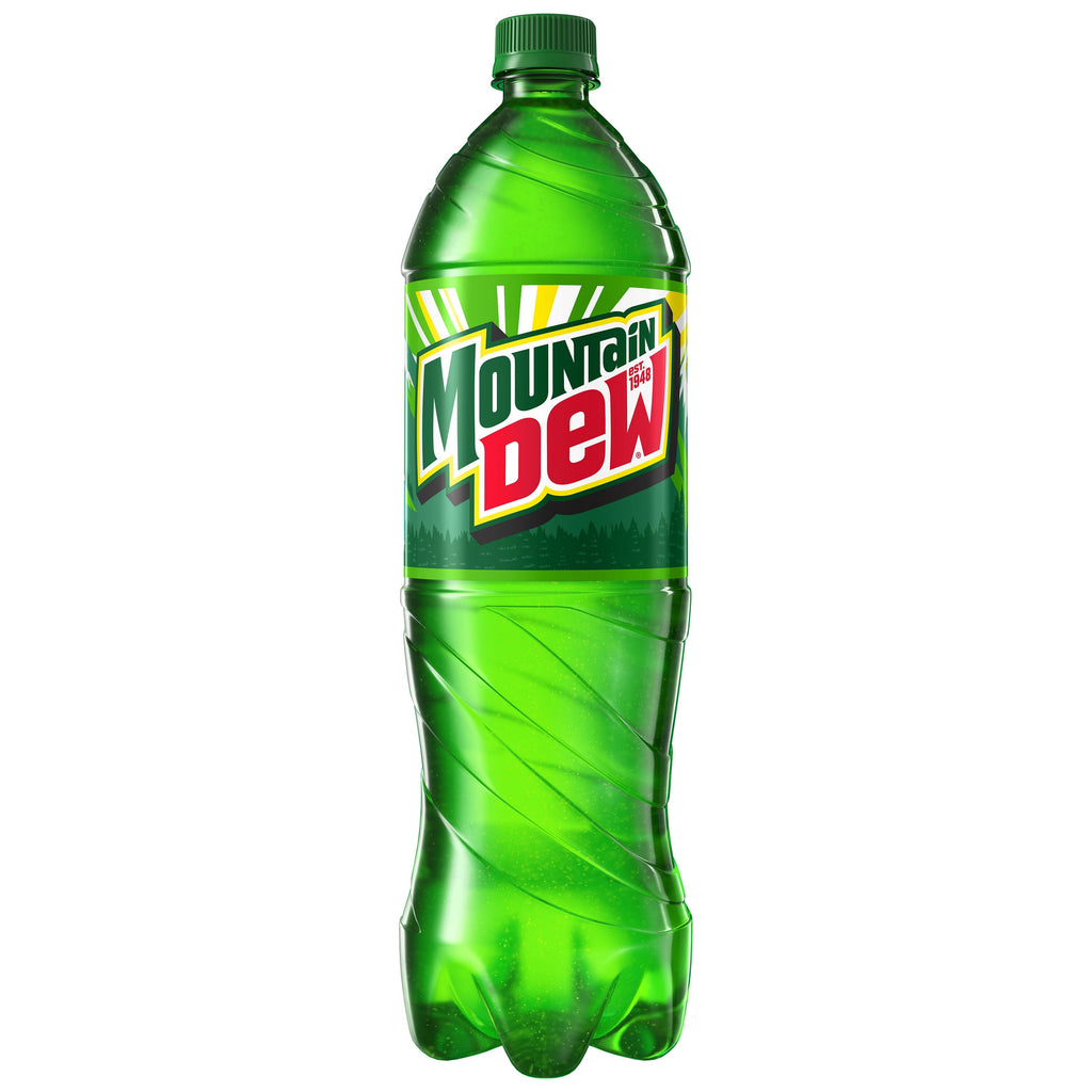 Mountain Dew Citrus Soda Pop Bottle 1.25 L