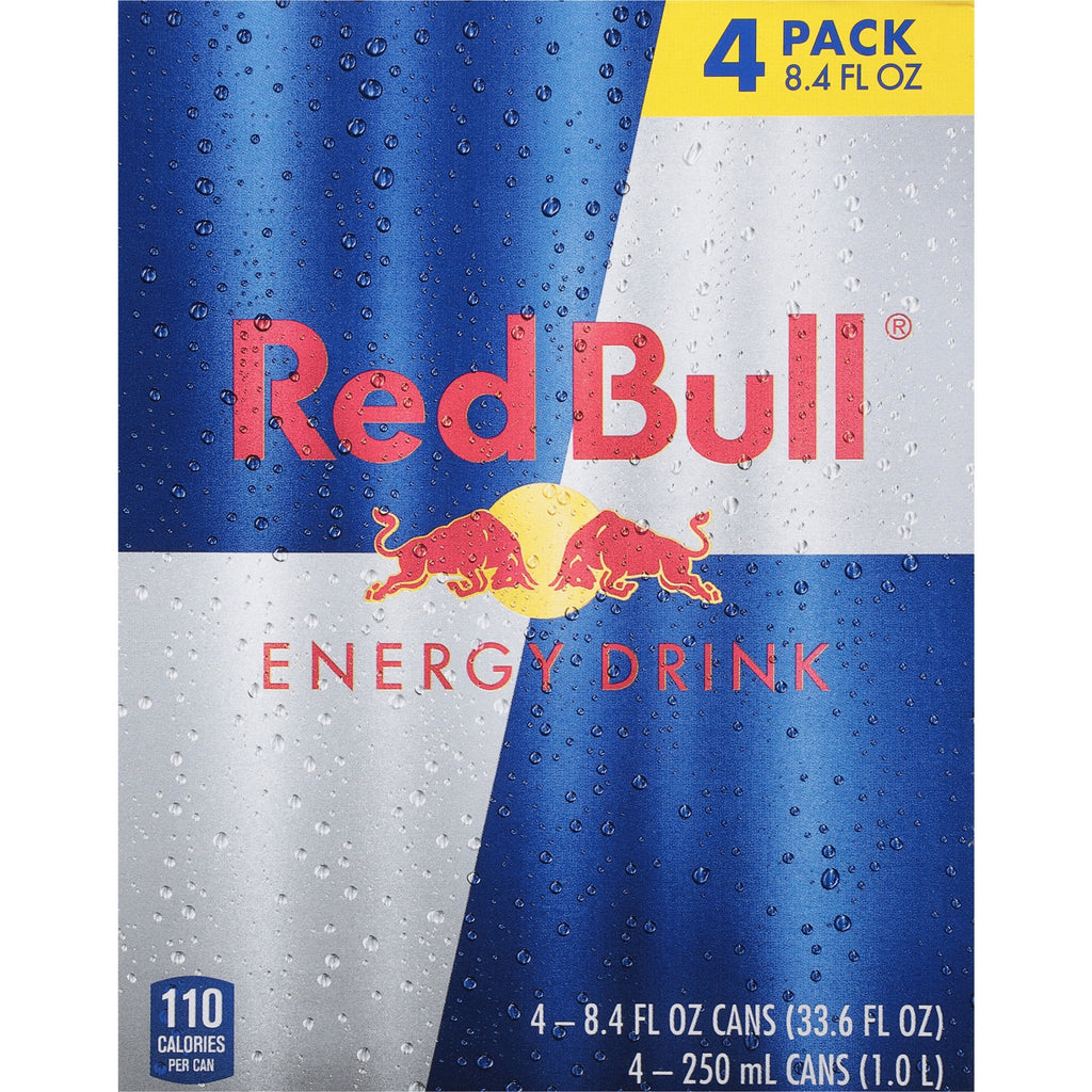 Red Bull Energy Drink Original 8.4 fl oz 4 Pack Cans