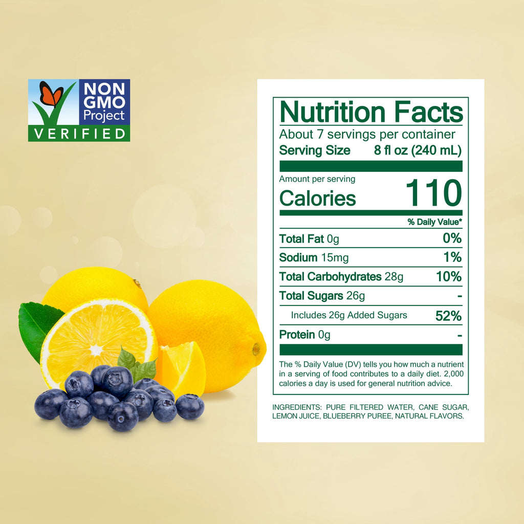 Simply Lemonade with Blueberry Bottle 52 fl oz
