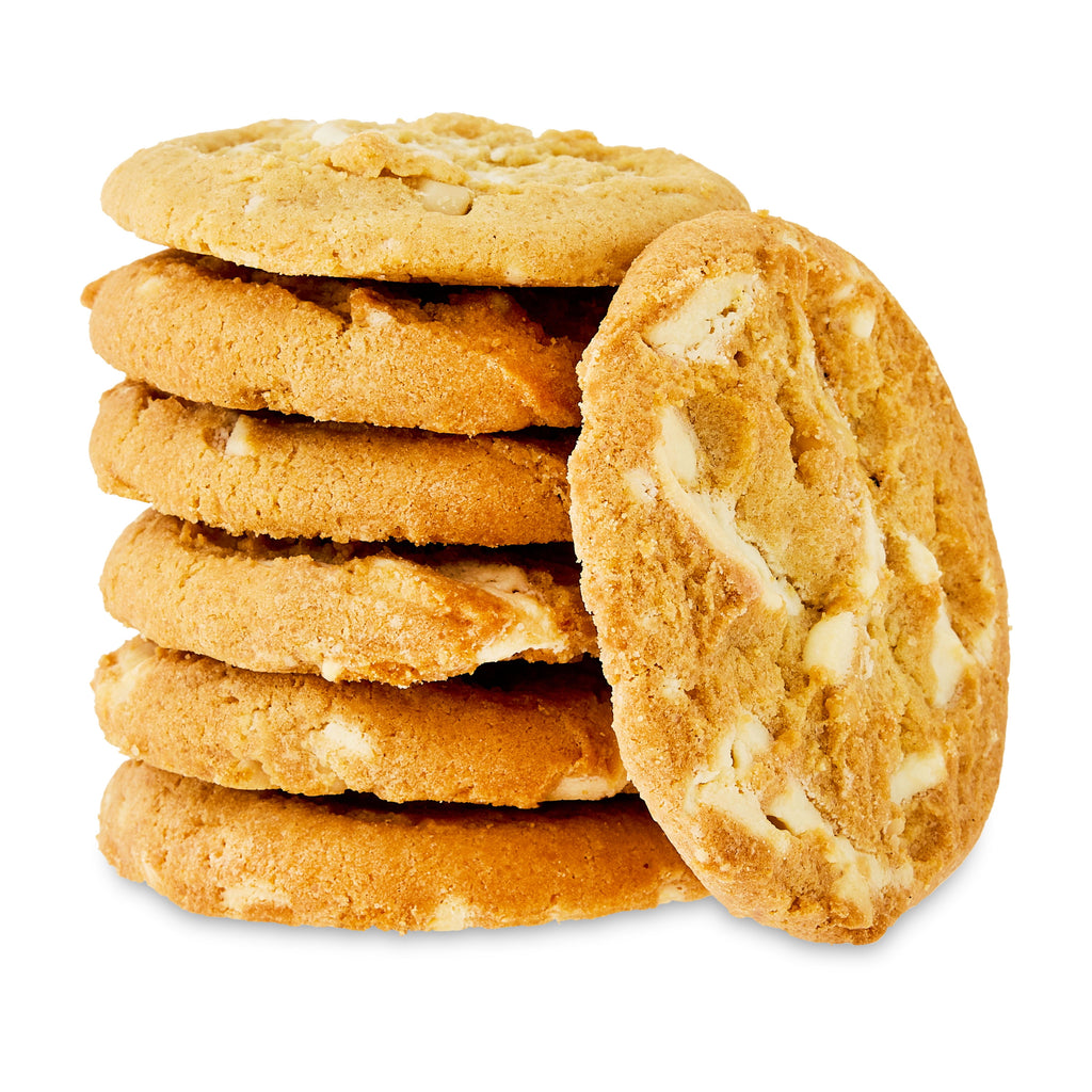 Baked White Candy Macadamia Nut Cookies 14 Oz 10 Count Freshness Guaranteed