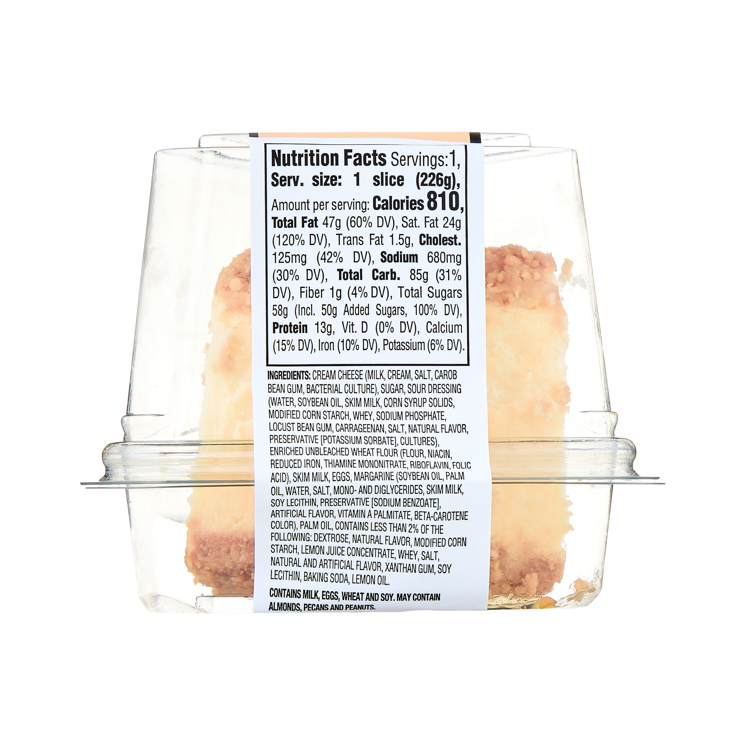 Limoncello Mega Cheesecake Slice 8 Oz Marketside