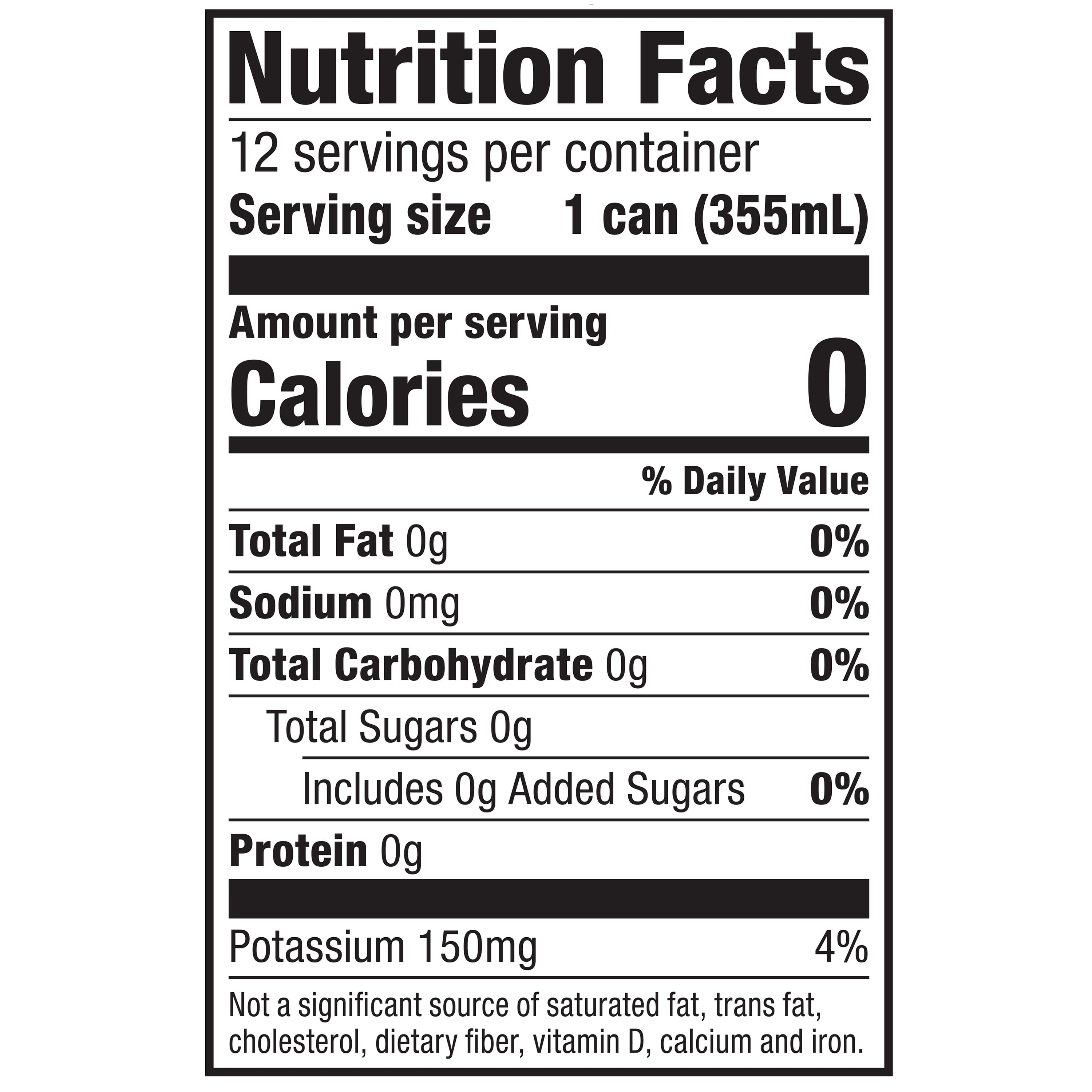 Clear American Cherry Limeade Sparkling Water 12 fl oz Cans 12 Pack