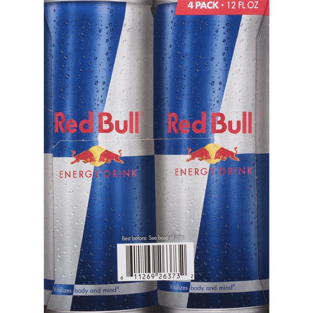 Red Bull Energy Drink Original 12 fl oz 4 Pack Cans