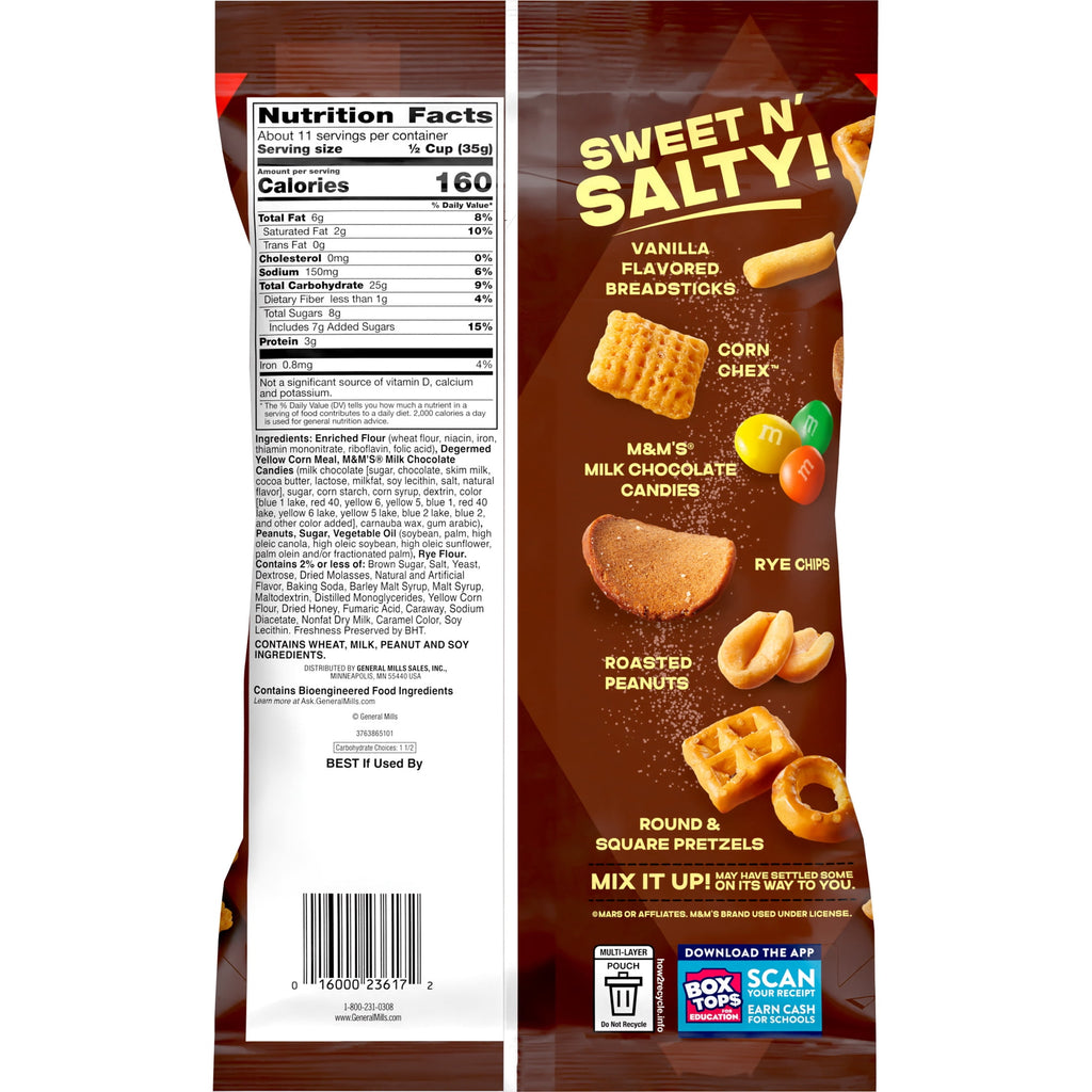Sweet and Salty Snack Mix with M&Ms 13.5 Oz 1 Count Chex Mix