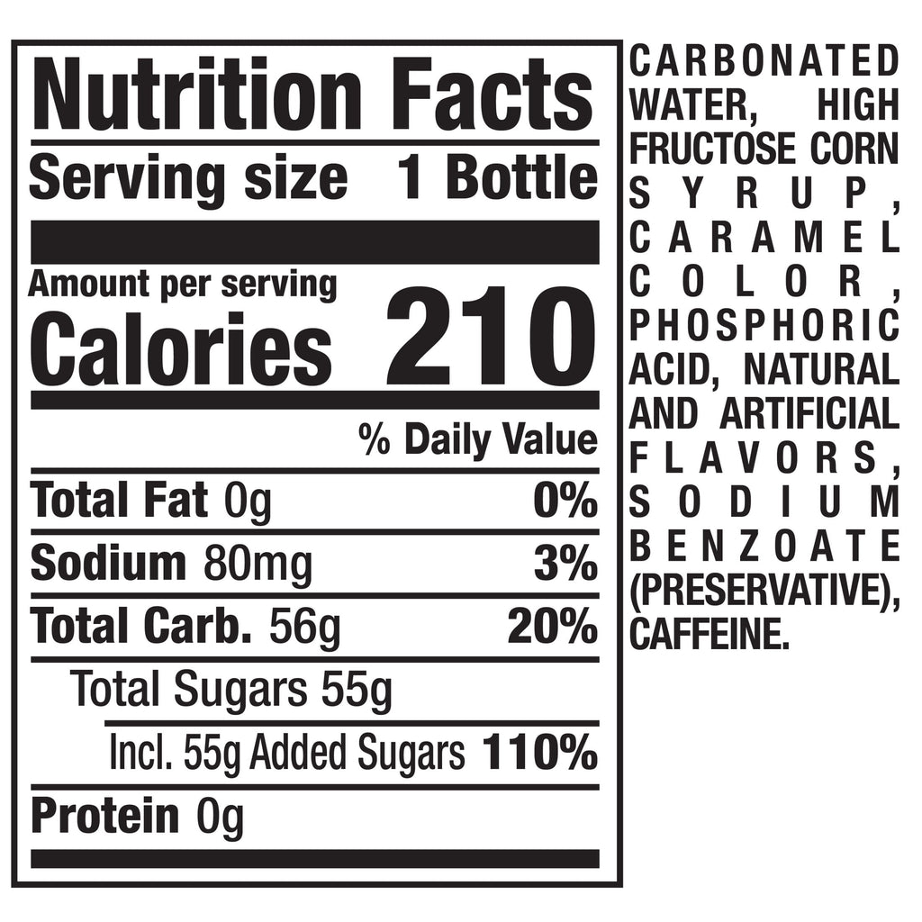 Dr Pepper Soda Pop Bottles 16.9 Fl Oz 6 Pack