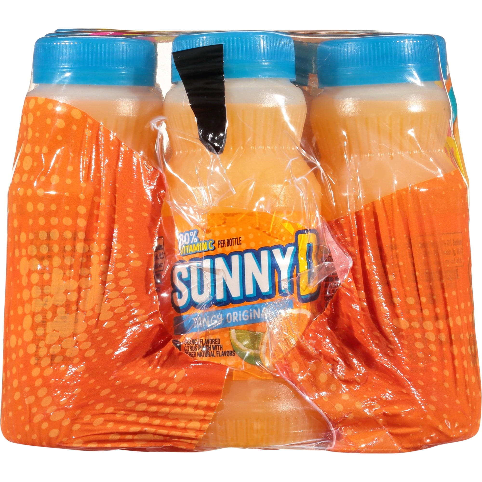 SunnyD Tangy Original Shelf Stable Orange Juice Drink 6.75 fl oz 18 Count 3 Pack