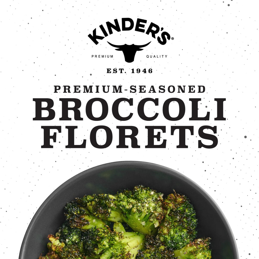 Kinder's Frozen Parmesan Broccoli Florets 13.5 Oz