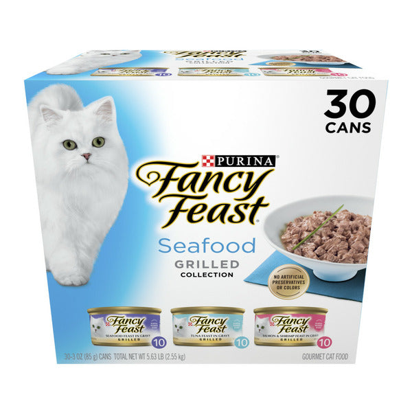 Purina Fancy Feast Seafood Grilled Collection Wet Cat Food 3 oz