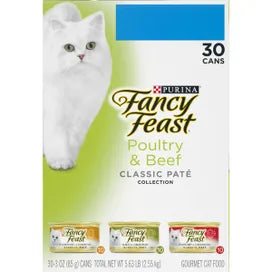 Purina Fancy Feast Poultry and Beef Feast Classic Pate Cat Food