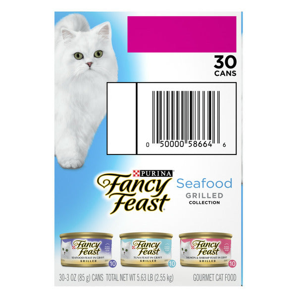 Purina Fancy Feast Seafood Grilled Collection Wet Cat Food 3 oz