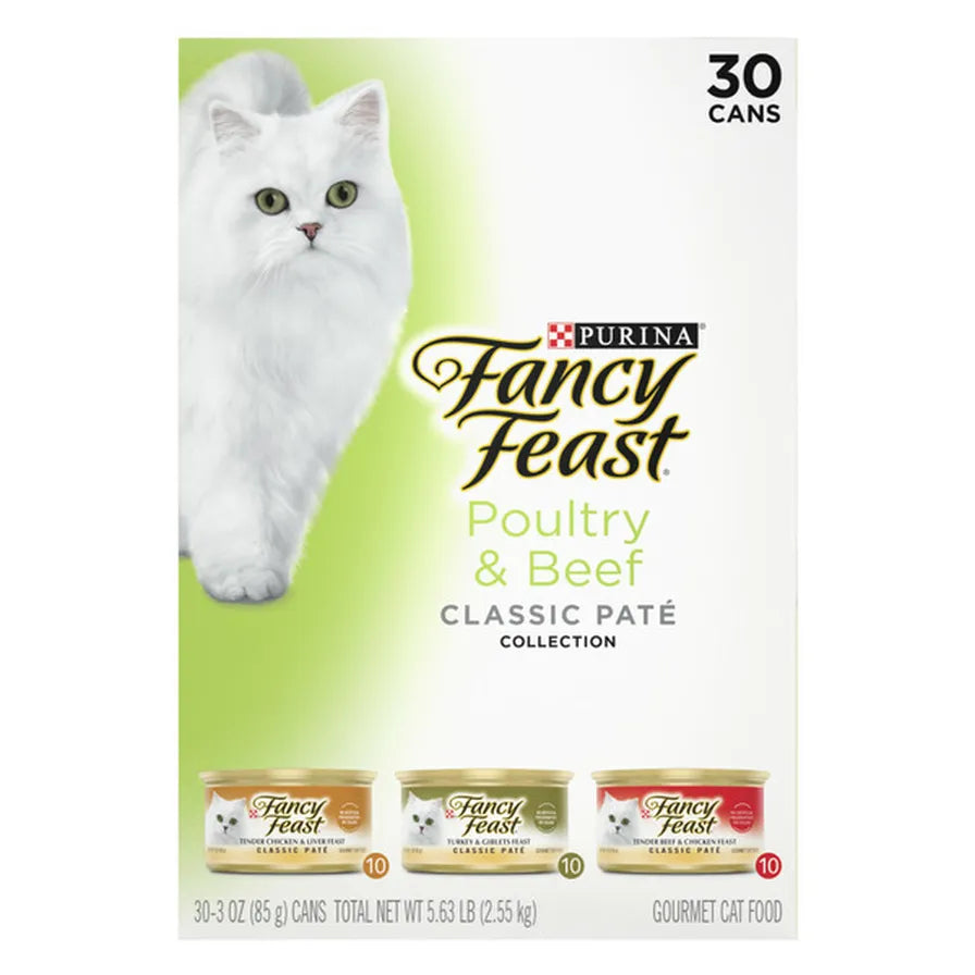 Purina Fancy Feast Poultry and Beef Feast Classic Pate Cat Food
