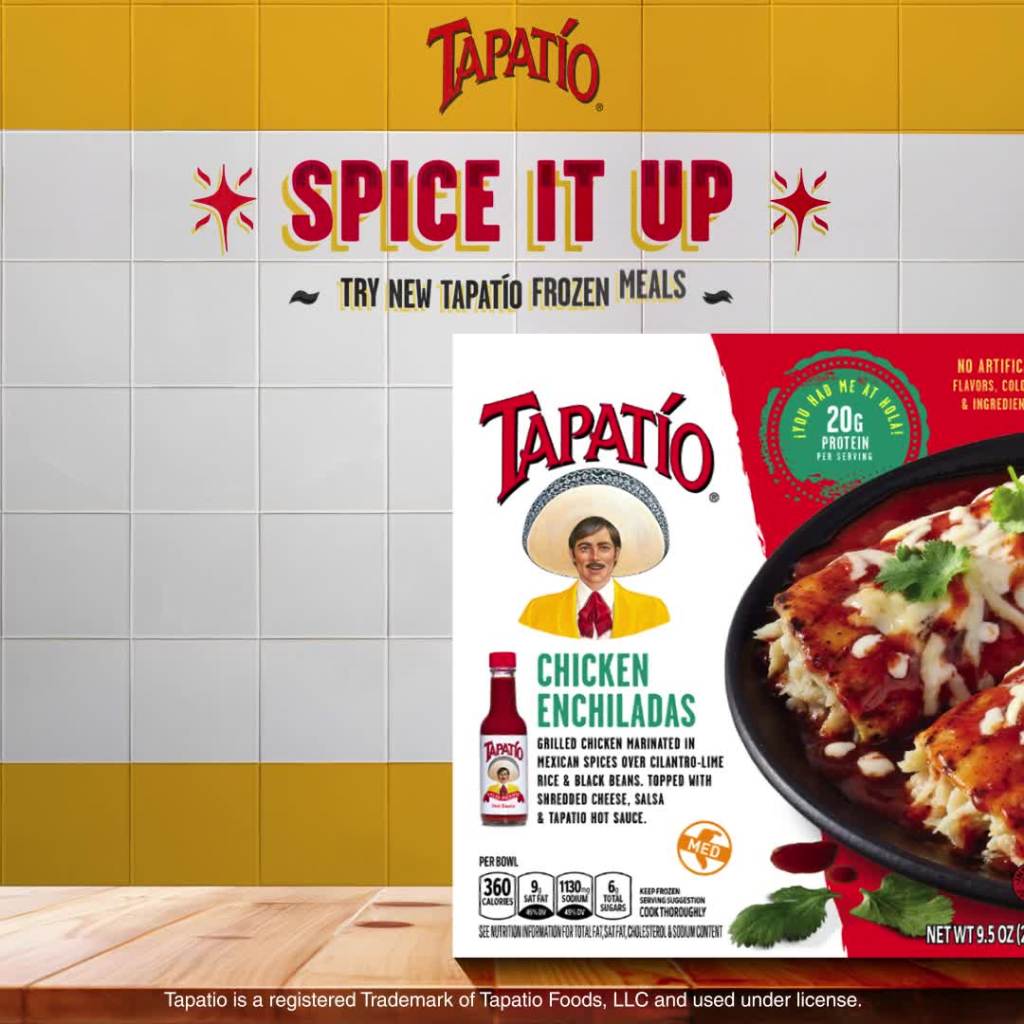 Tapatío Chicken Quesadillas with Tapatío Hot Sauce Frozen Mexican Food 6 Oz