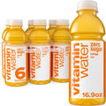 Vitaminwater Zero Sugar Rise Orange Flavored Water 16.9 fl oz 6 Pack